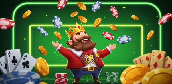 SpinRise Casino – König mit Smaragd-Chips vor glühender Roulette-Kulisse